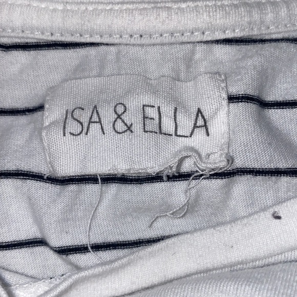 🔴Isa & Ella Striped ♥️ Crop Top - Picture 2 of 2